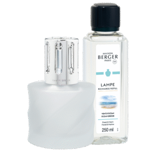 Coffret Lâmpada Catalítica Spirale Givree Branco Fosco + 250ml Vento do Oceano