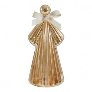 Anjo Luminoso Dourado - Modelo Grande - H. 25 cm